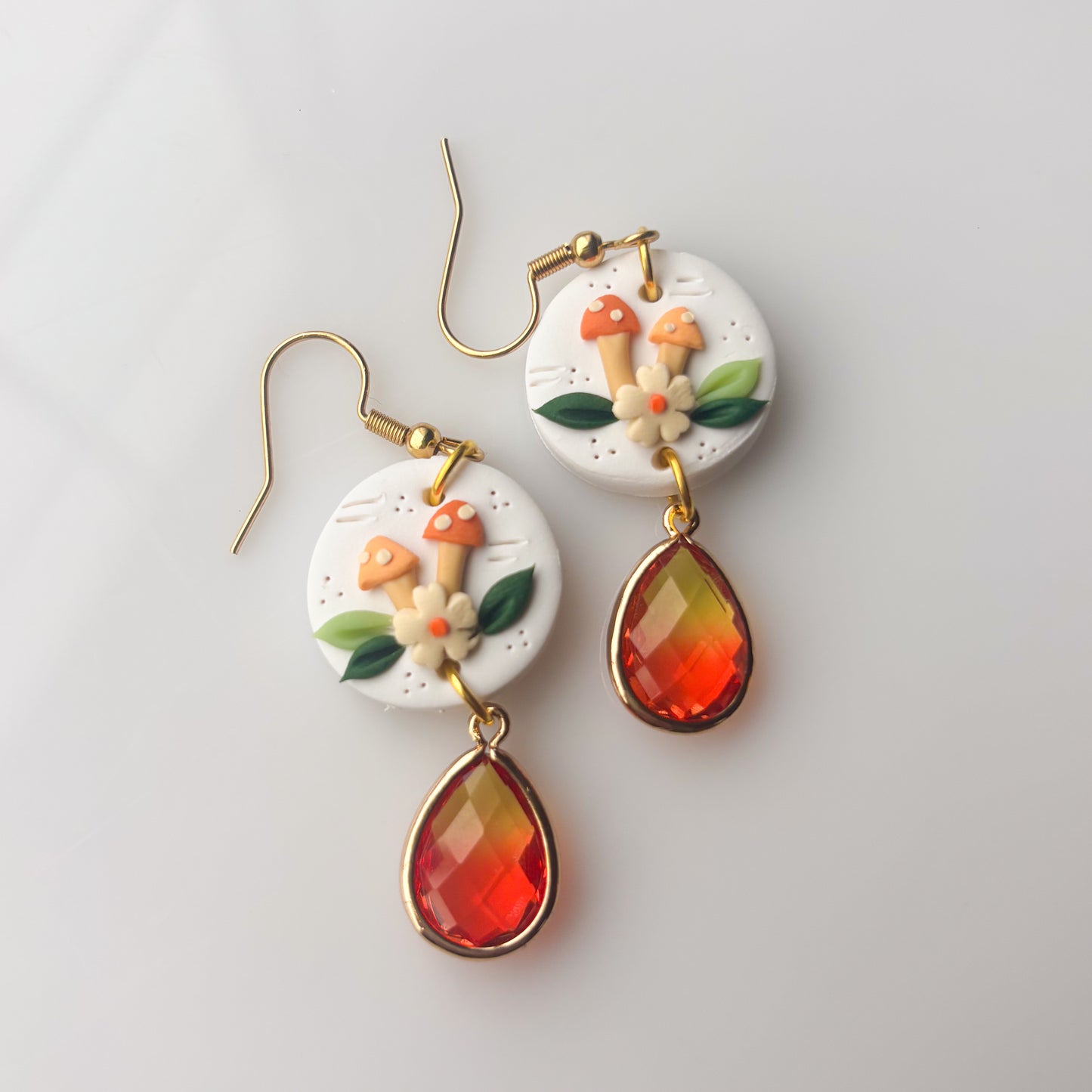 MUSHROOM CIRCLE EARRINGS