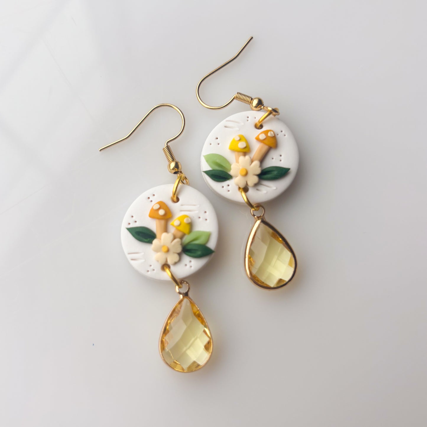 MUSHROOM CIRCLE EARRINGS