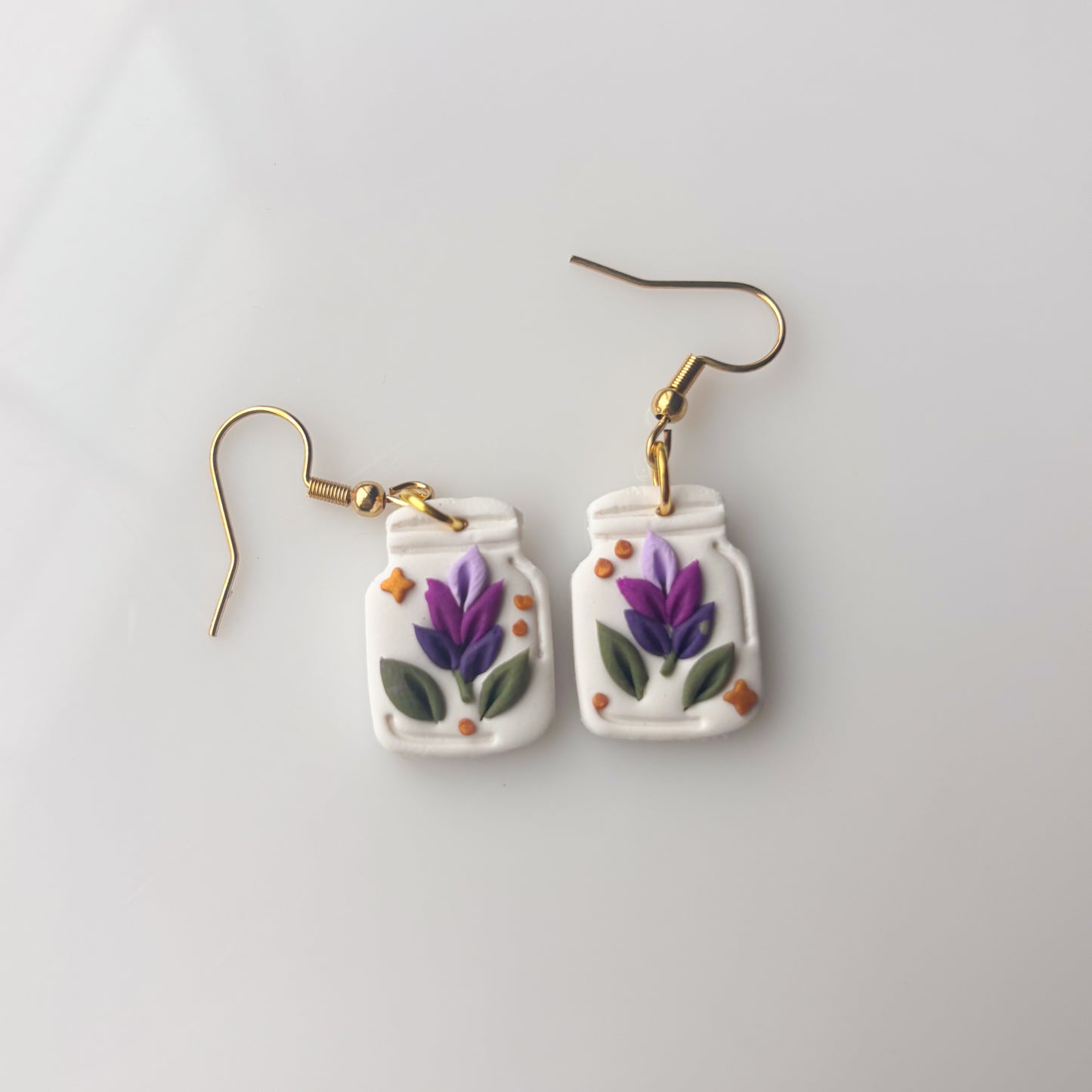 FLORAL JAR EARRINGS