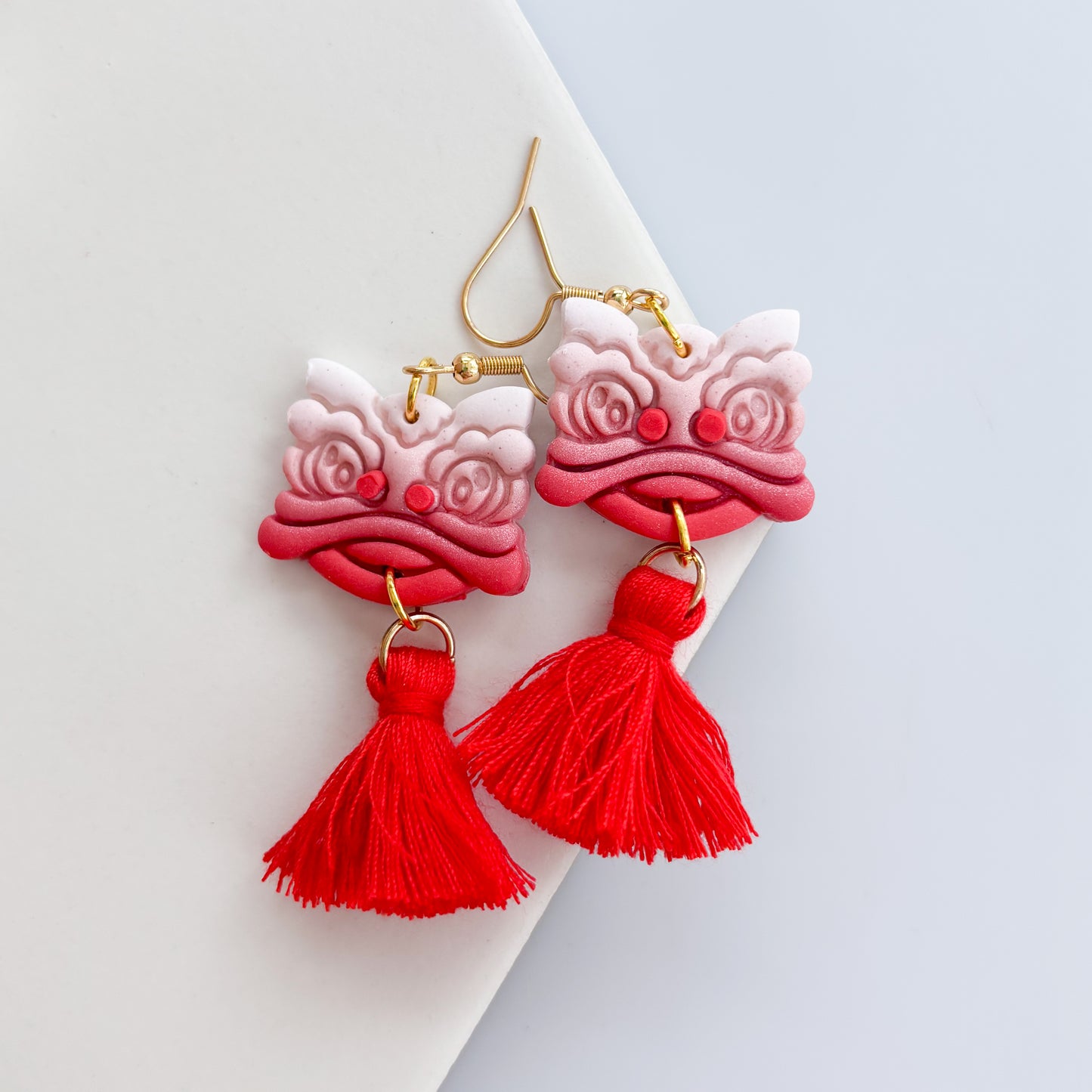 LION DANCE TASSEL EARRINGS