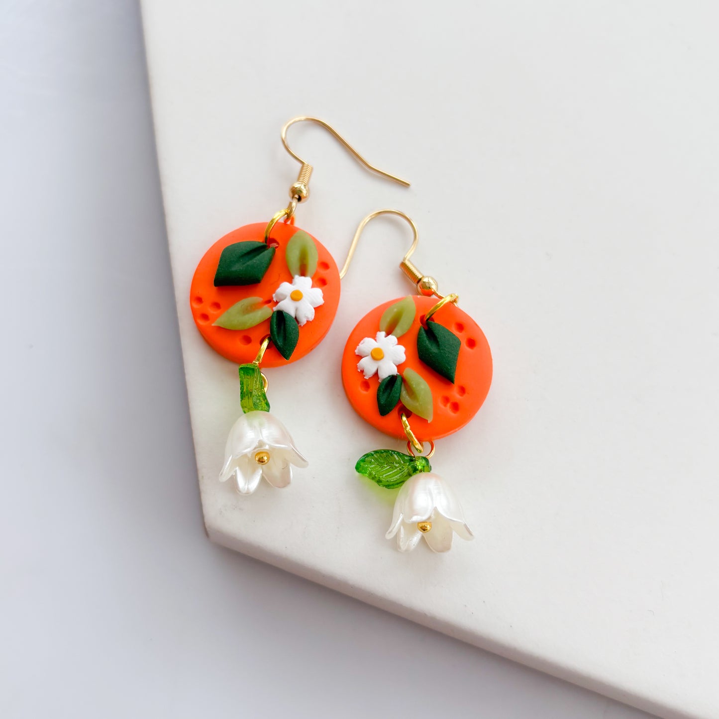 ORANGE & BLOSSOM EARRINGS