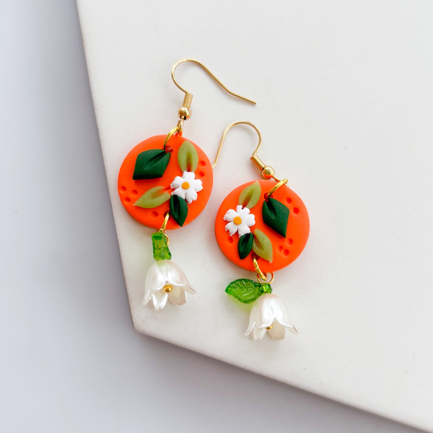 ORANGE & BLOSSOM EARRINGS