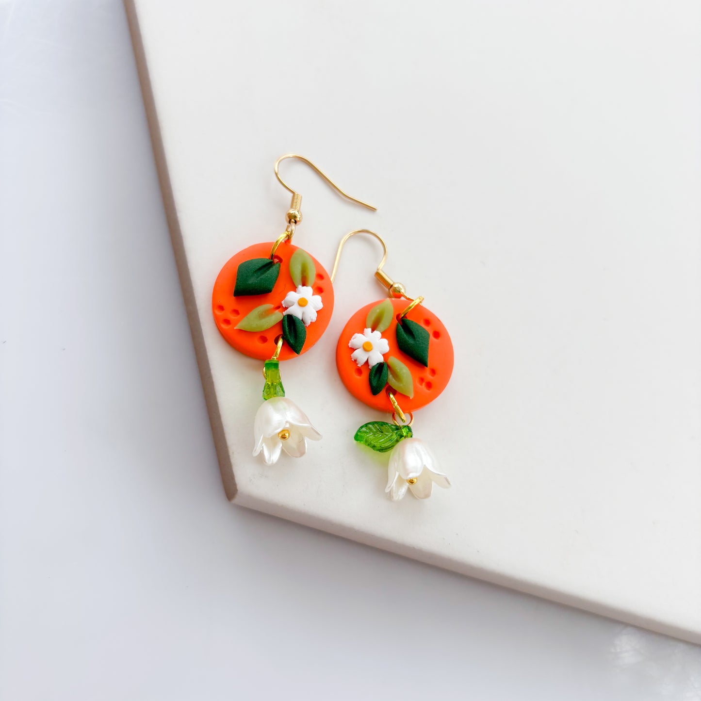 ORANGE & BLOSSOM EARRINGS
