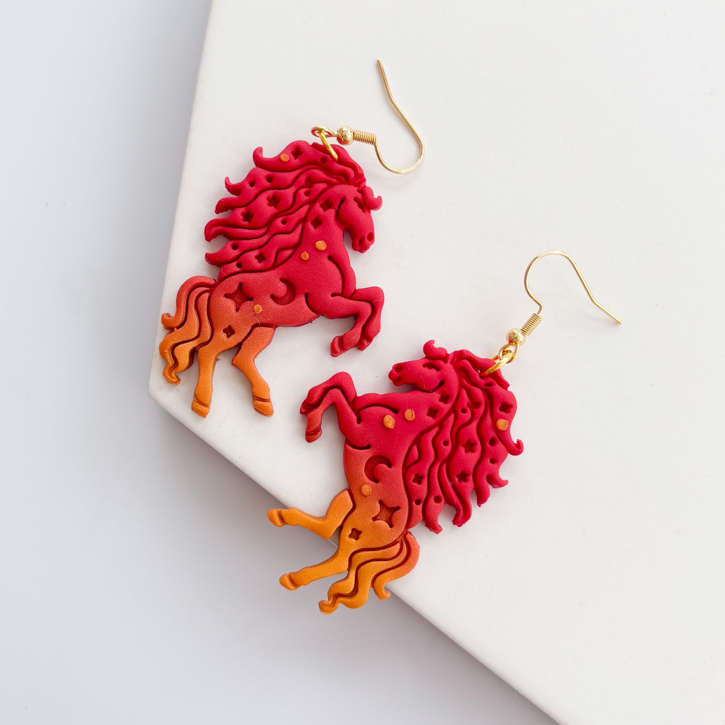 STARRY LUNAR NEW YEAR HORSE EARRINGS