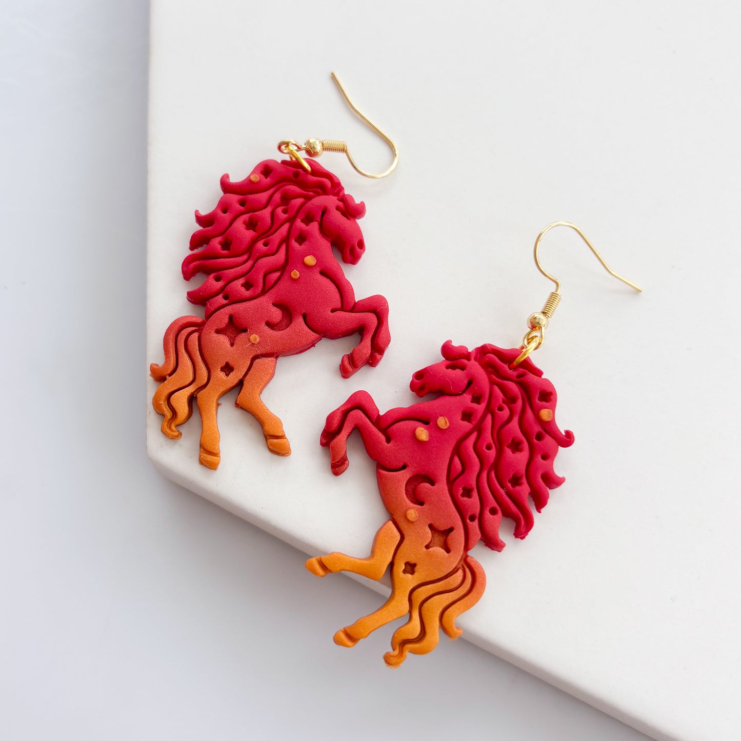 STARRY LUNAR NEW YEAR HORSE EARRINGS