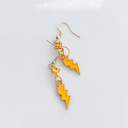LIGHTNING CHARM EARRINGS