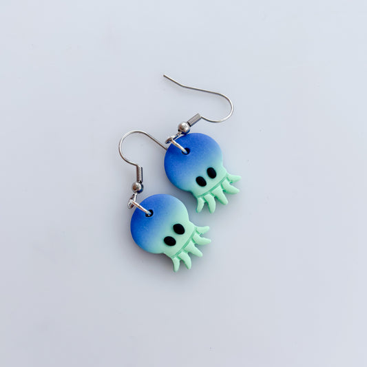 BLUE & MINT LIL OCTOPUS EARRINGS