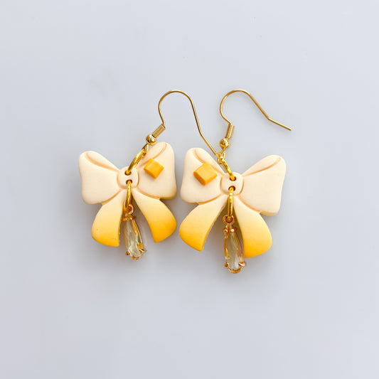 BUTTER BOW EARRINGS