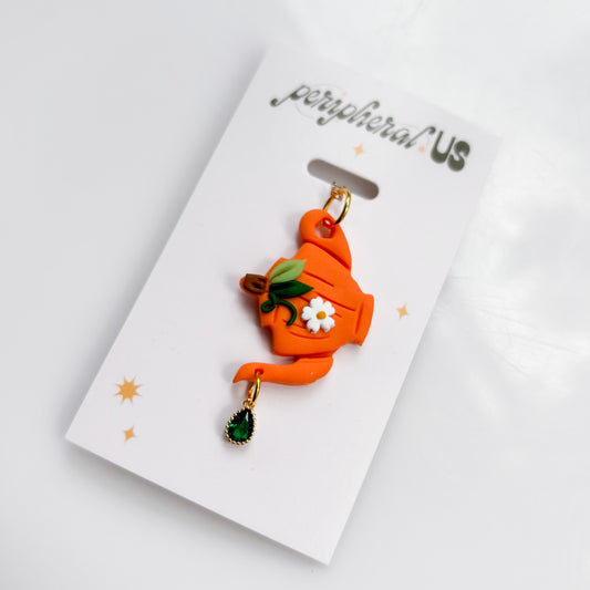 PUMPKIN TEAPOT NECKLACE