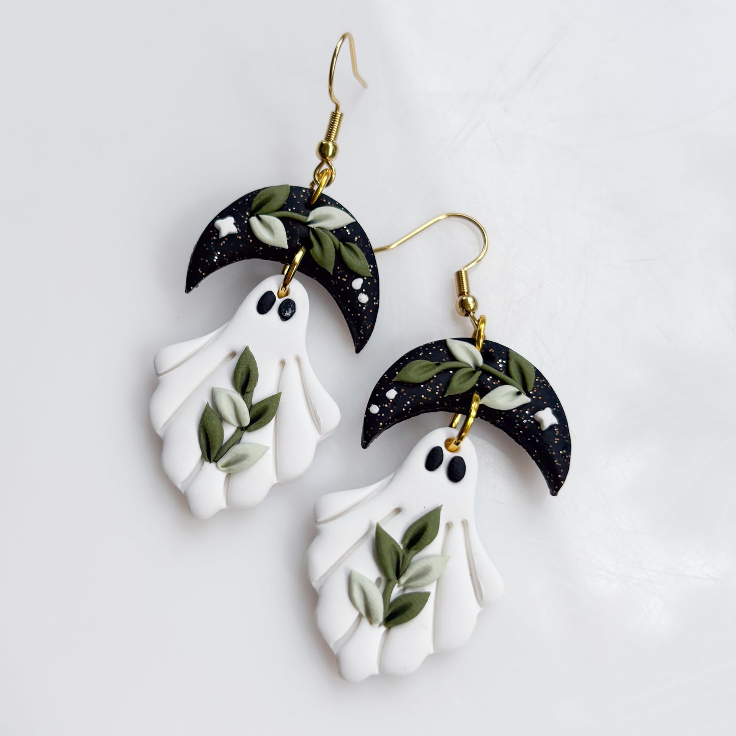 VINE MOON GHOST EARRINGS
