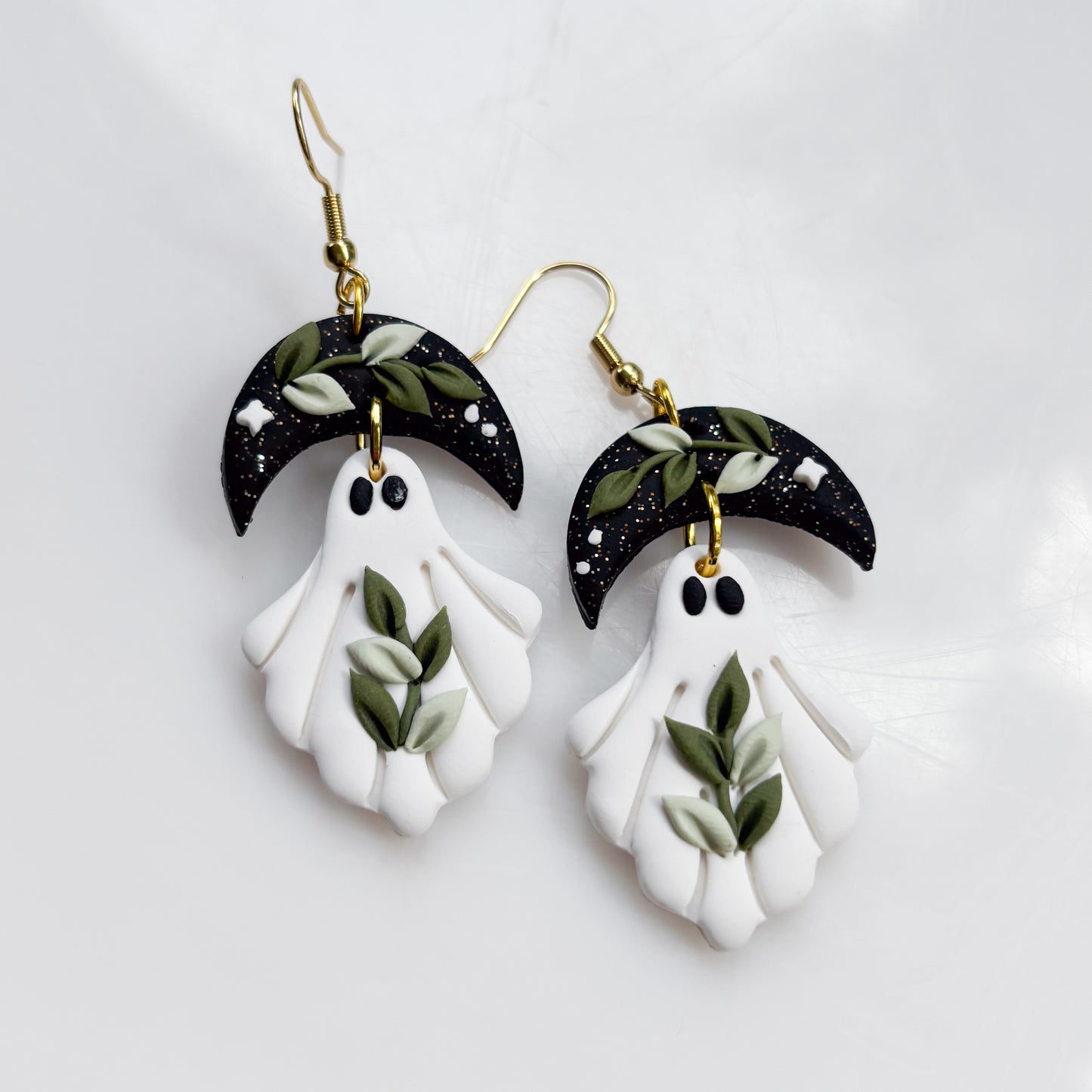 VINE MOON GHOST EARRINGS