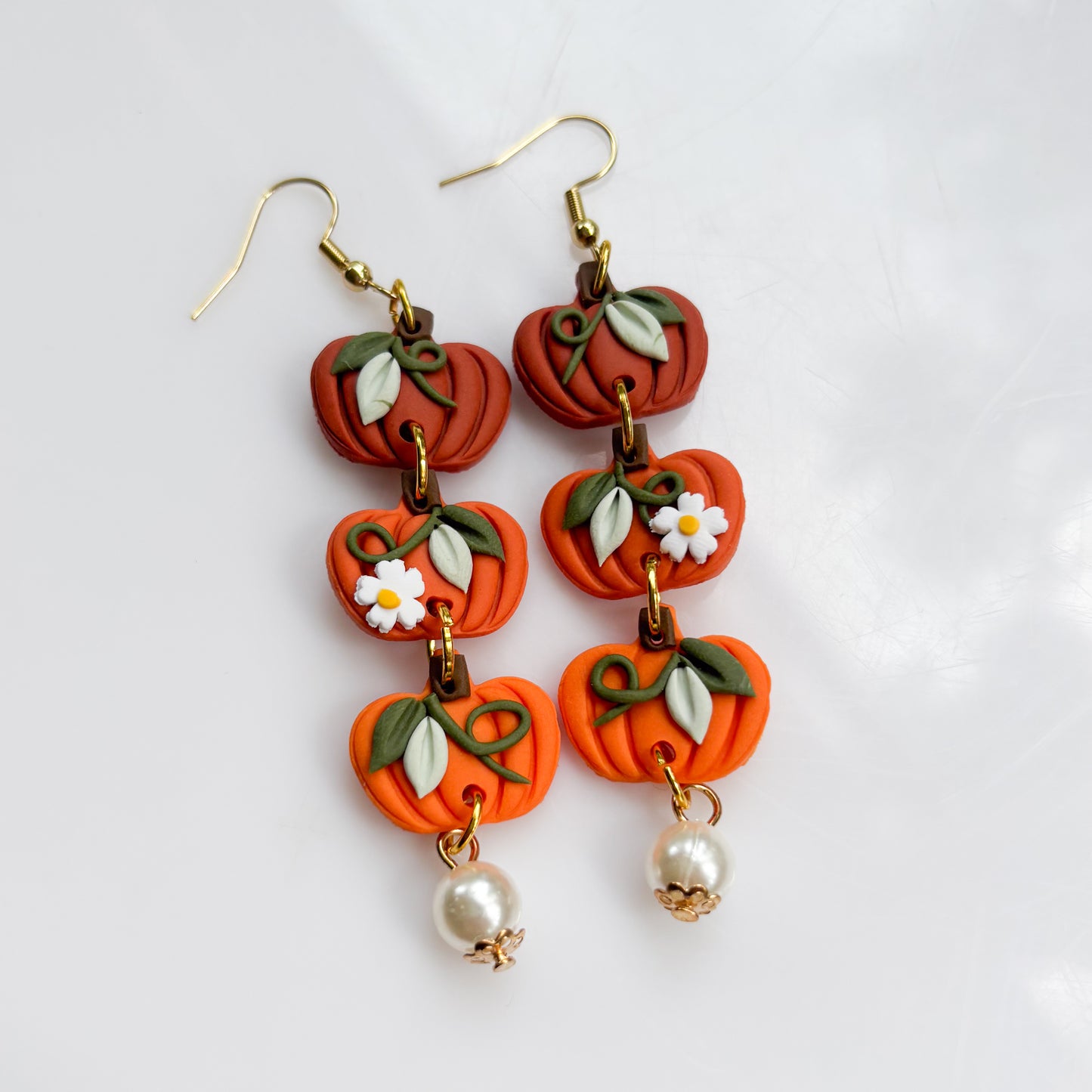 PUMPKIN TRIO EARRINGS