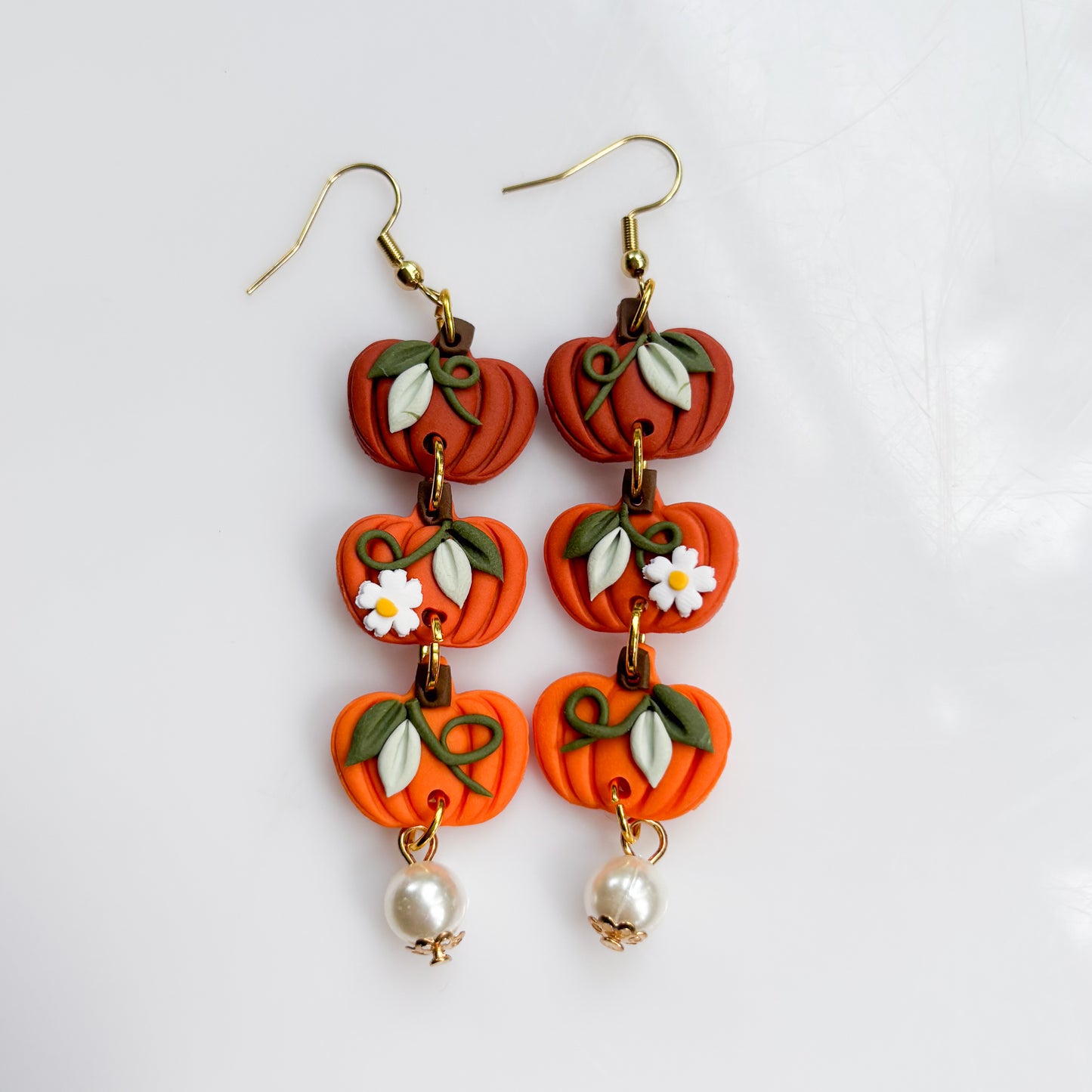 PUMPKIN TRIO EARRINGS