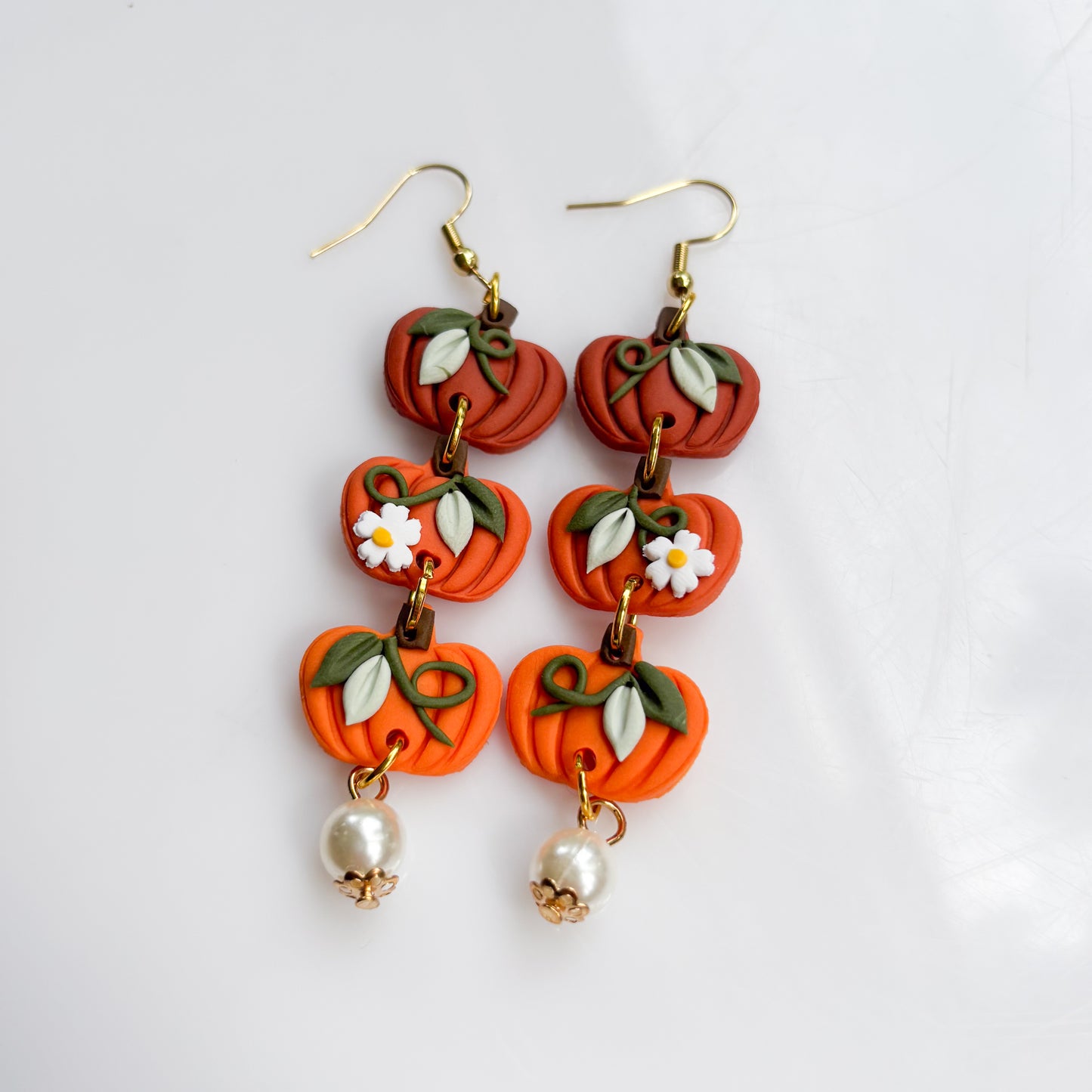 PUMPKIN TRIO EARRINGS