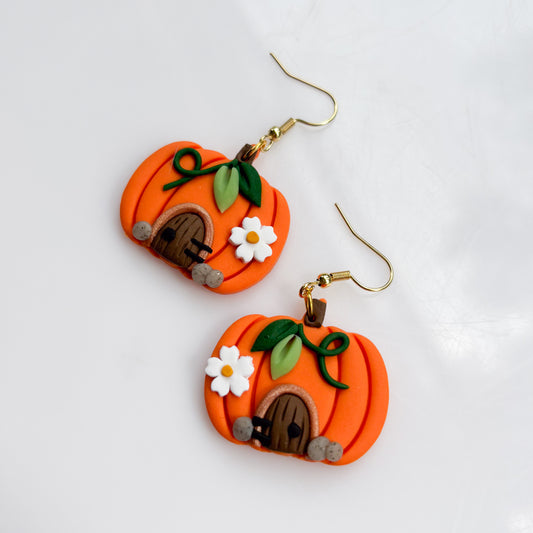 PUMPKIN COTTAGE EARRINGS