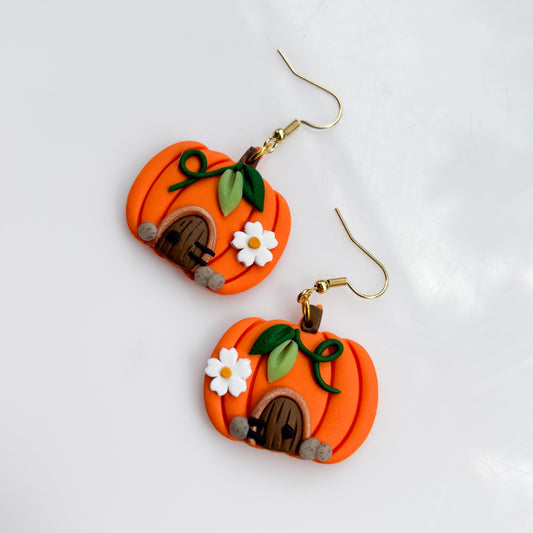 PUMPKIN COTTAGE EARRINGS