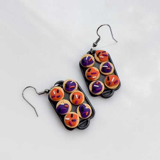 HALLOWEEN FROSTED COOKIE TRAY EARRINGS