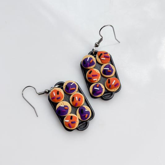 HALLOWEEN FROSTED COOKIE TRAY EARRINGS