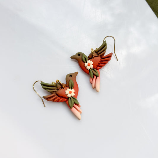 HUMMINGBIRD FALL OMBRE EARRINGS
