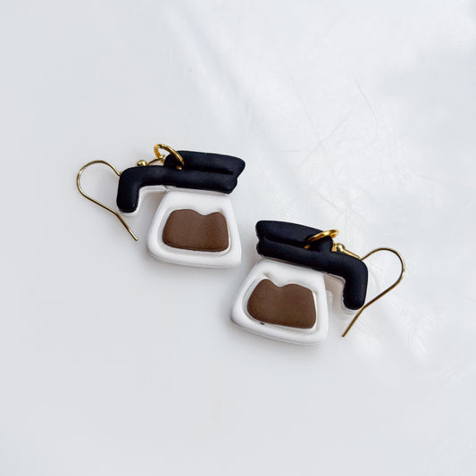 COFFEE POT EARRINGS
