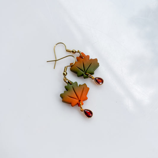 AUTUMN LEAF EARRINGS
