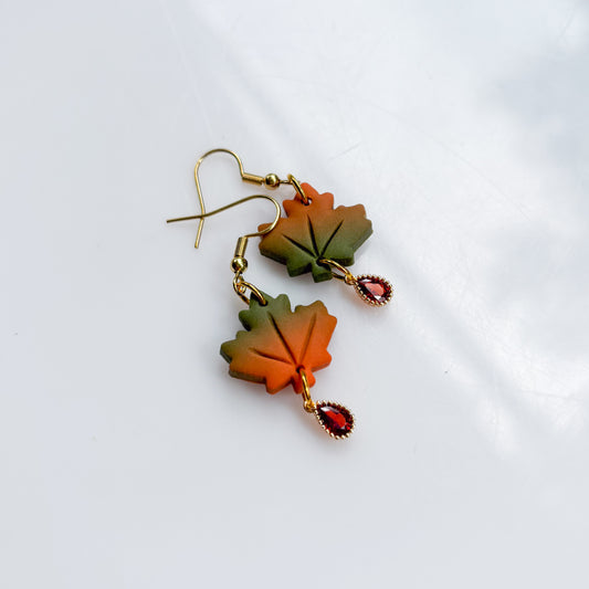 AUTUMN LEAF EARRINGS