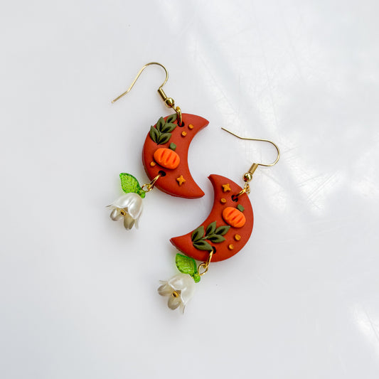 PUMPKIN MOON EARRINGS