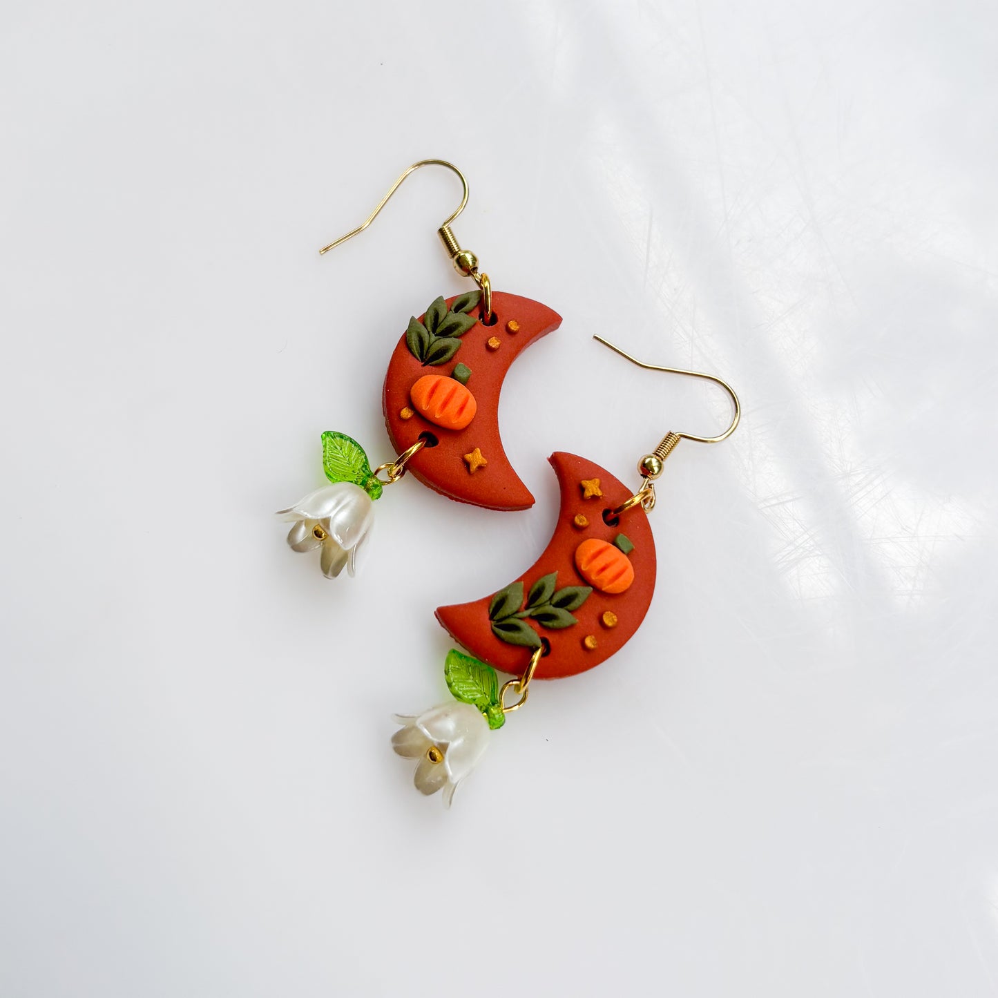PUMPKIN MOON EARRINGS