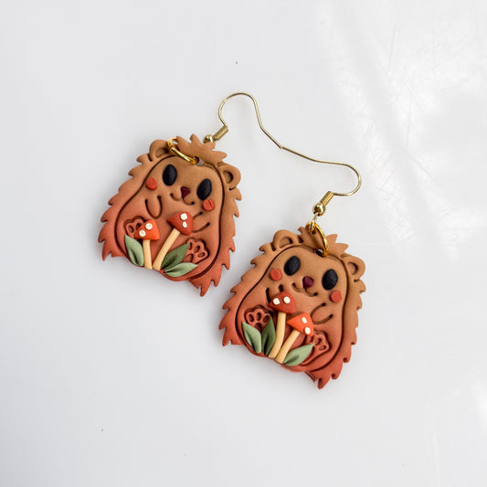 HEDGEHOG EARRINGS
