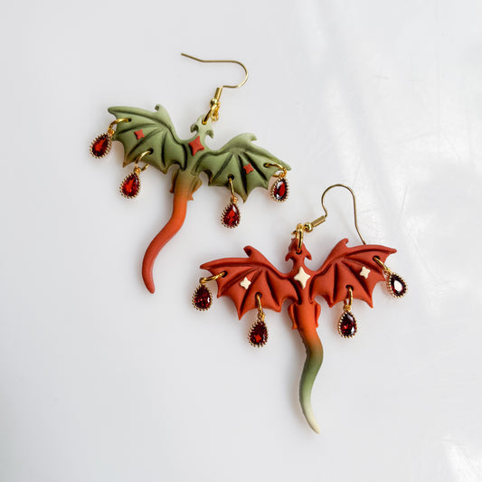 AUTUMN DRAGON EARRINGS