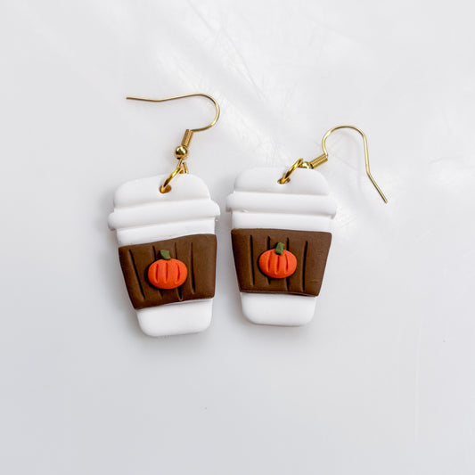 PUMPKIN LATTE EARRINGS