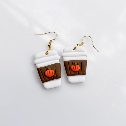 PUMPKIN LATTE EARRINGS