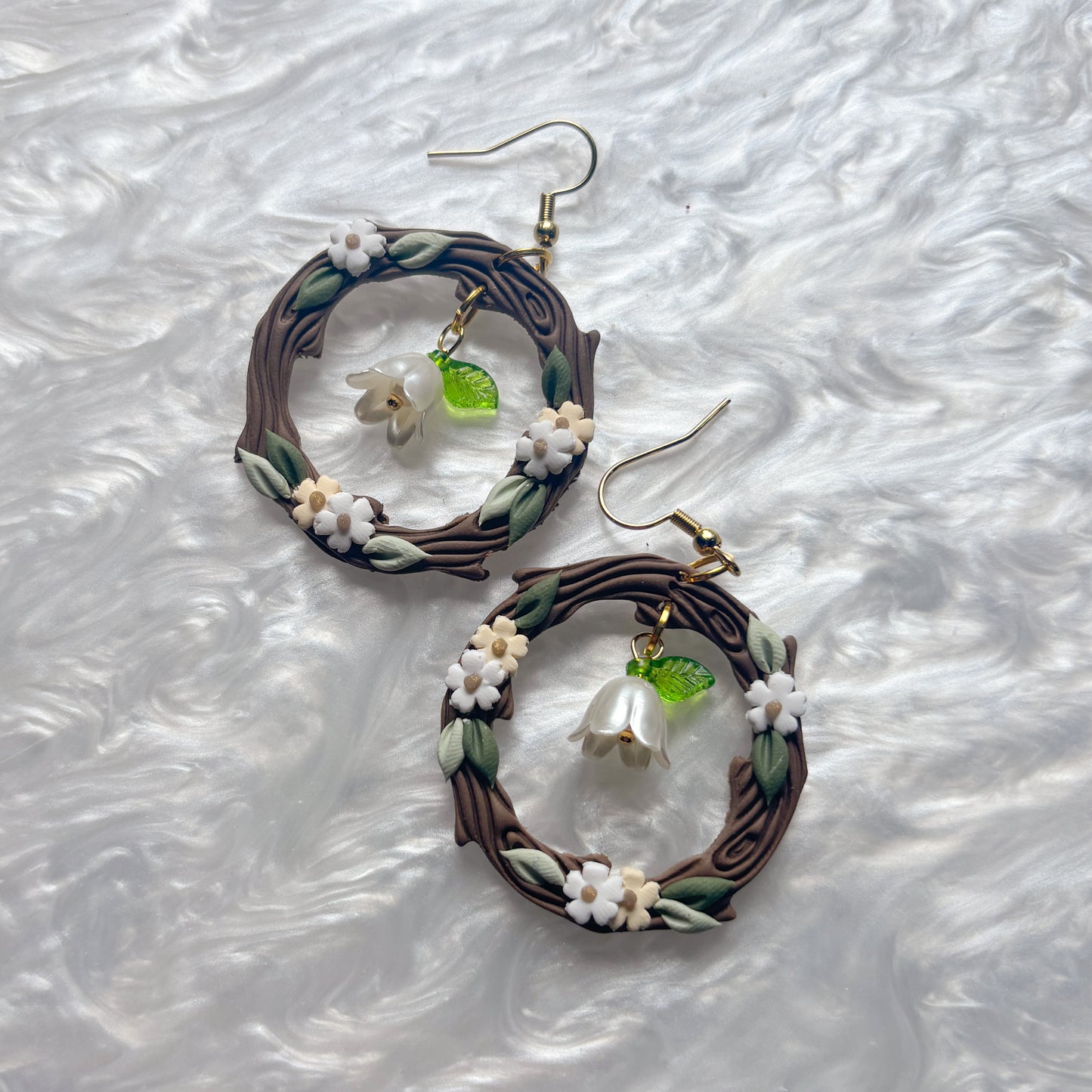 WOODLAND CIRCLE EARRINGS