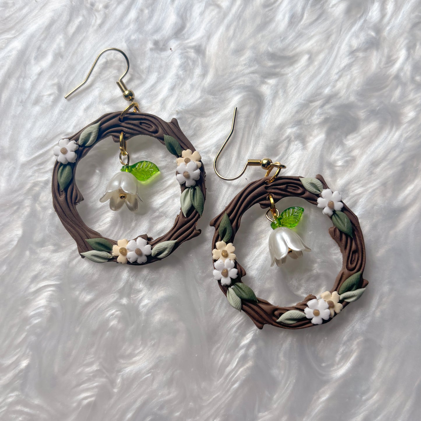 WOODLAND CIRCLE EARRINGS