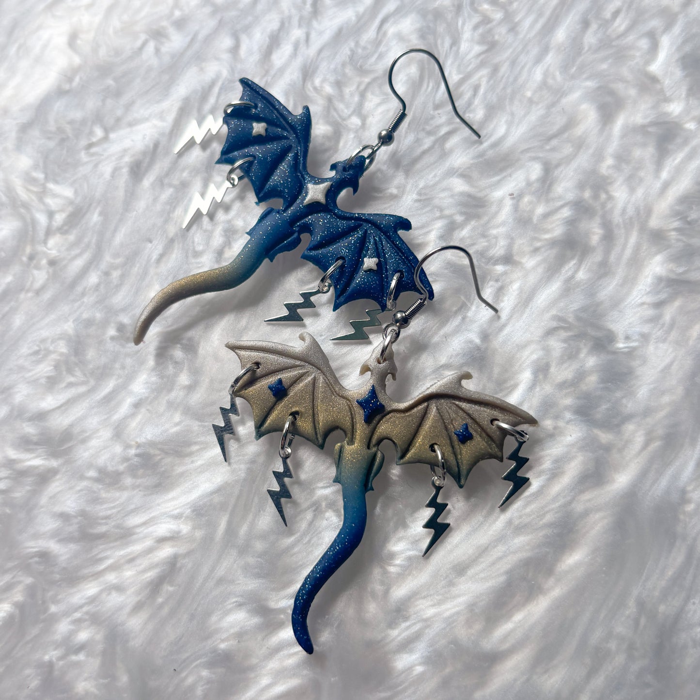 STARRY NIGHT DRAGON EARRINGS