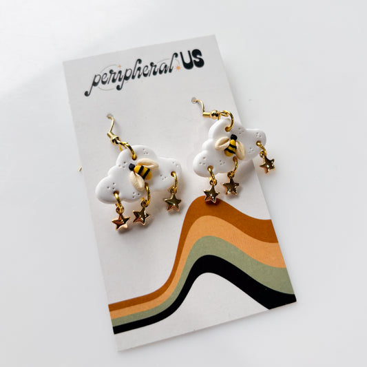 BEE CLOUD EARRINGS
