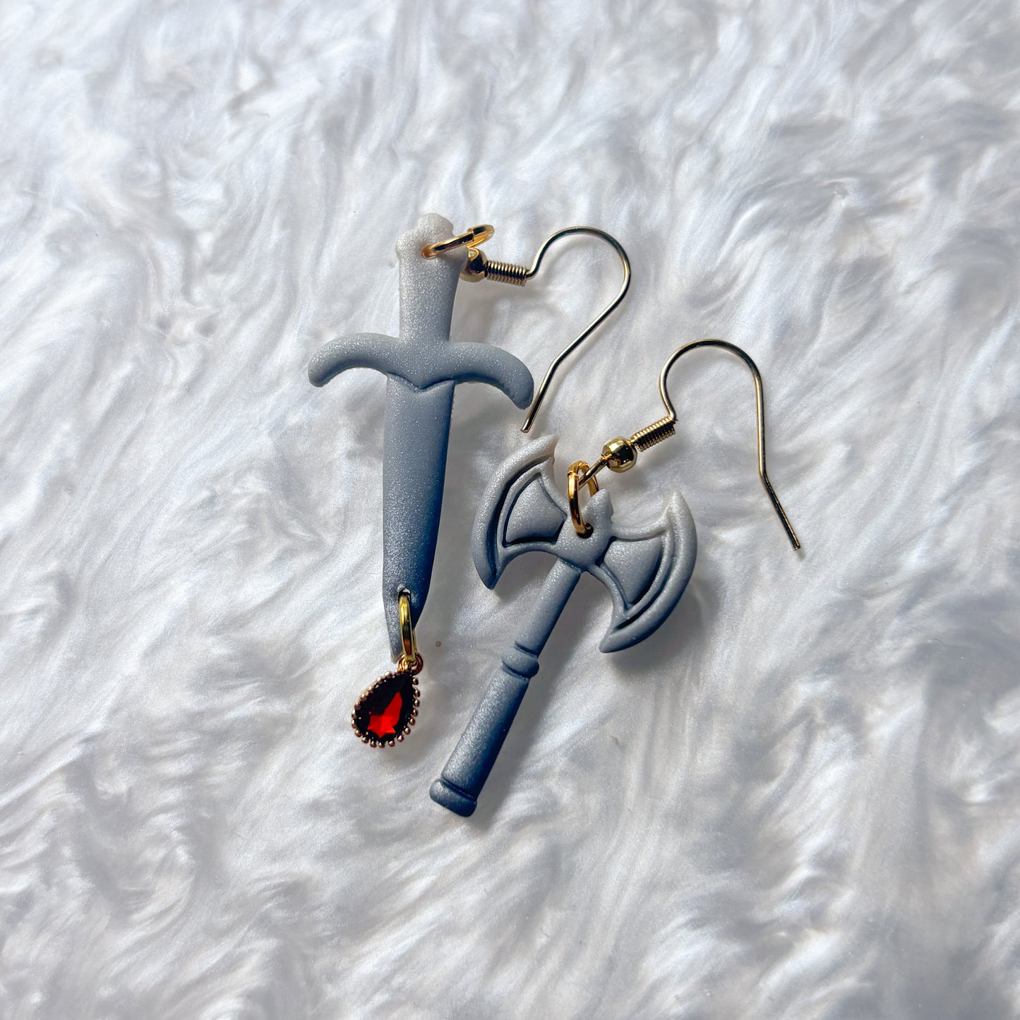 AXE & SWORD EARRINGS