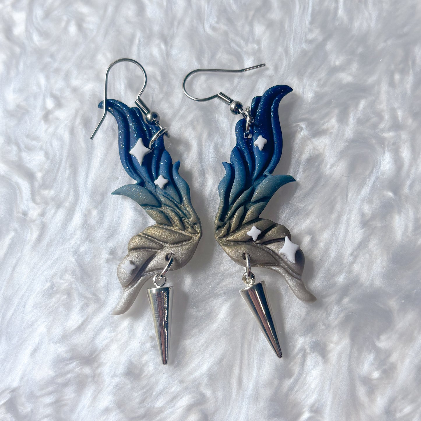 STARRY NIGHT FAIRY WING EARRINGS
