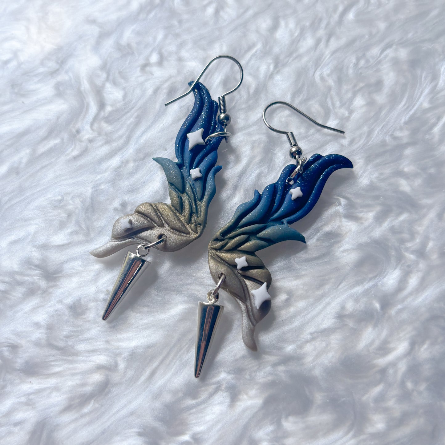 STARRY NIGHT FAIRY WING EARRINGS