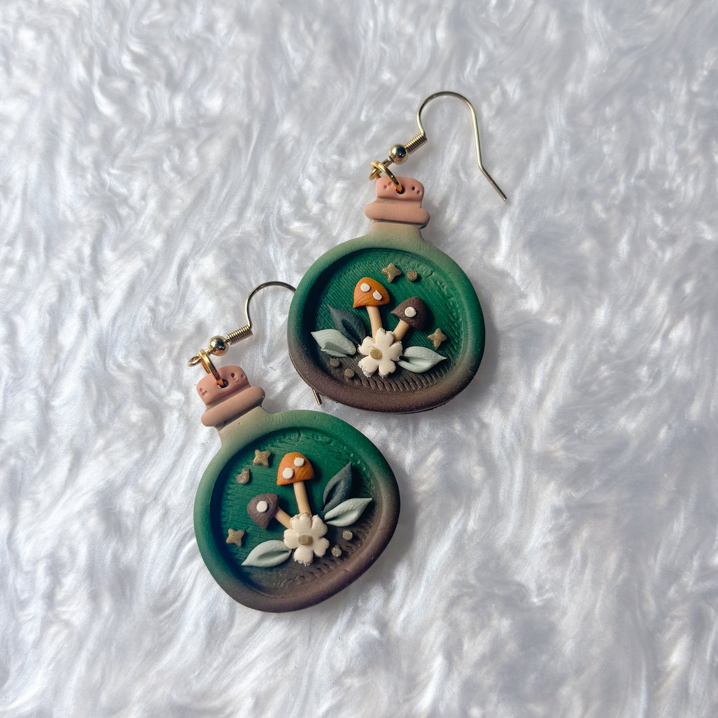 MUSHROOM POTION EARRINGS