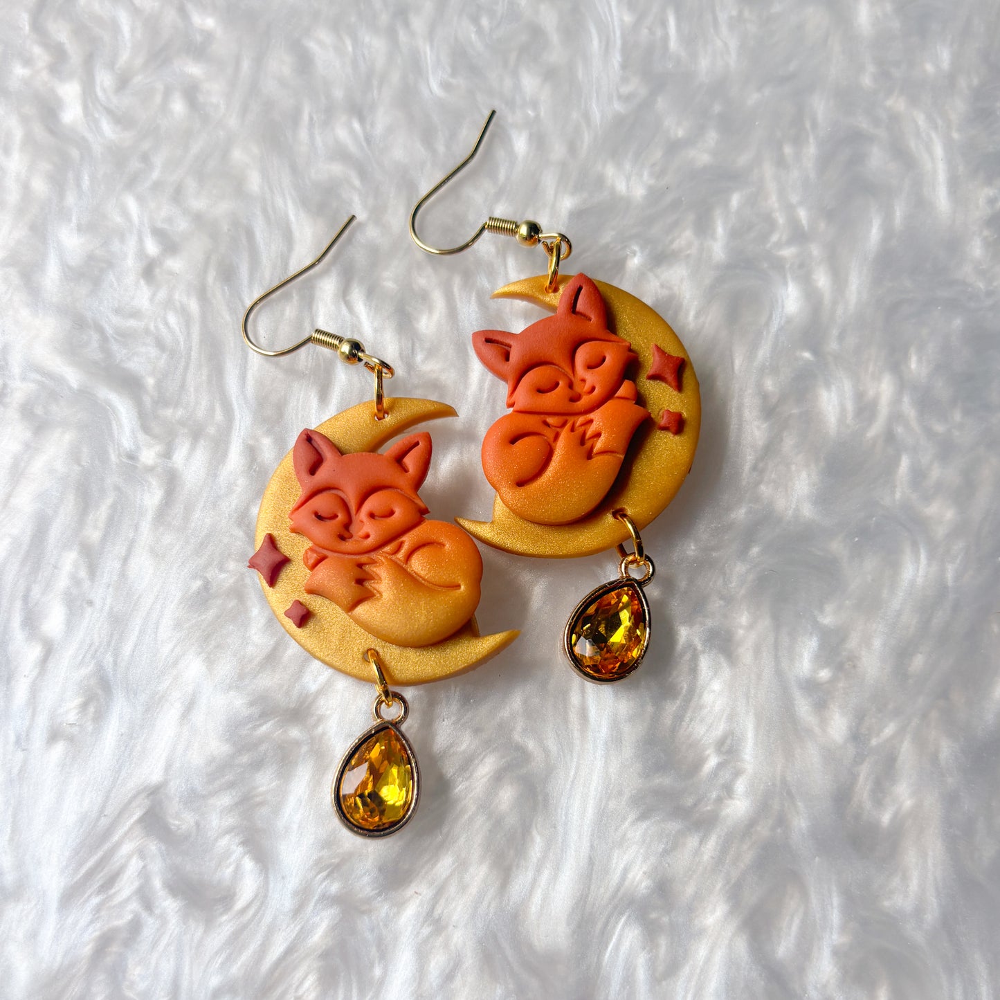 FOXES ON THE MOON EARRINGS