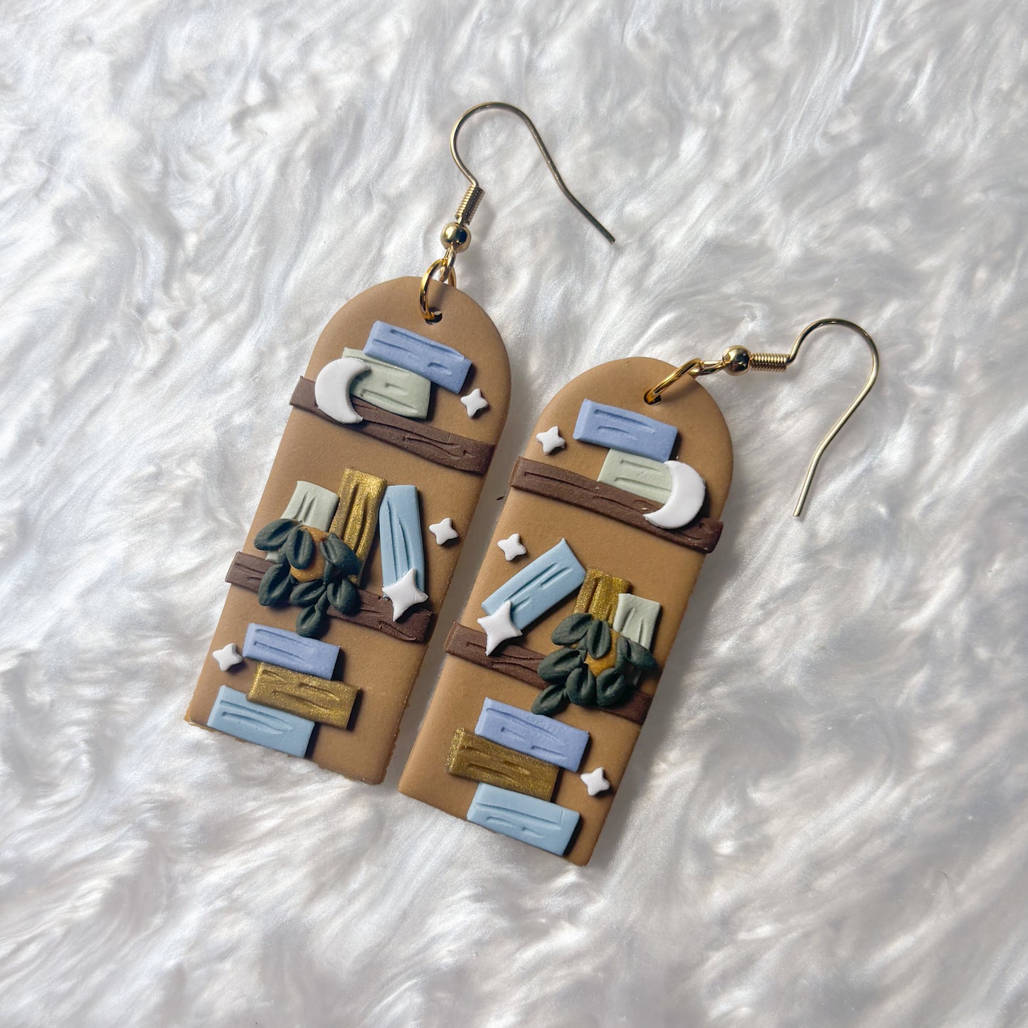 BOOKSHELF EARRINGS