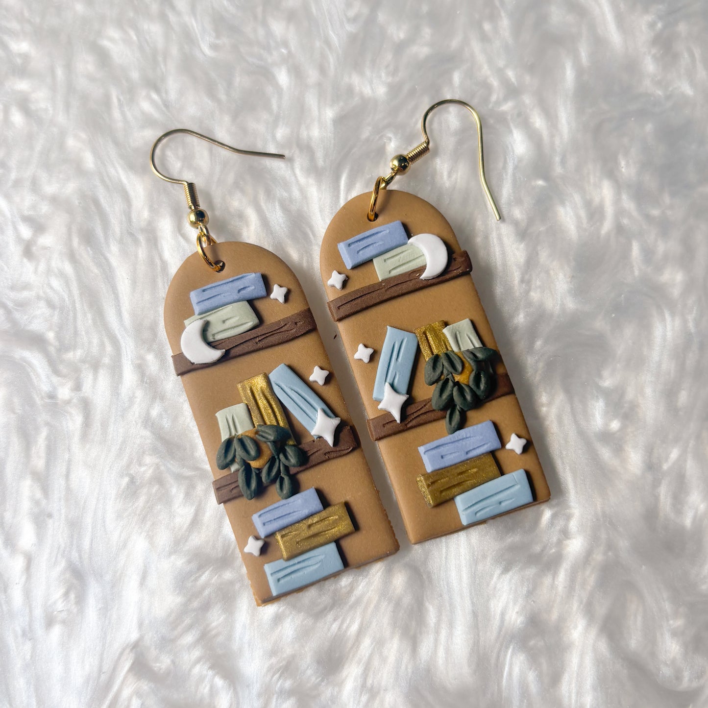 BOOKSHELF EARRINGS