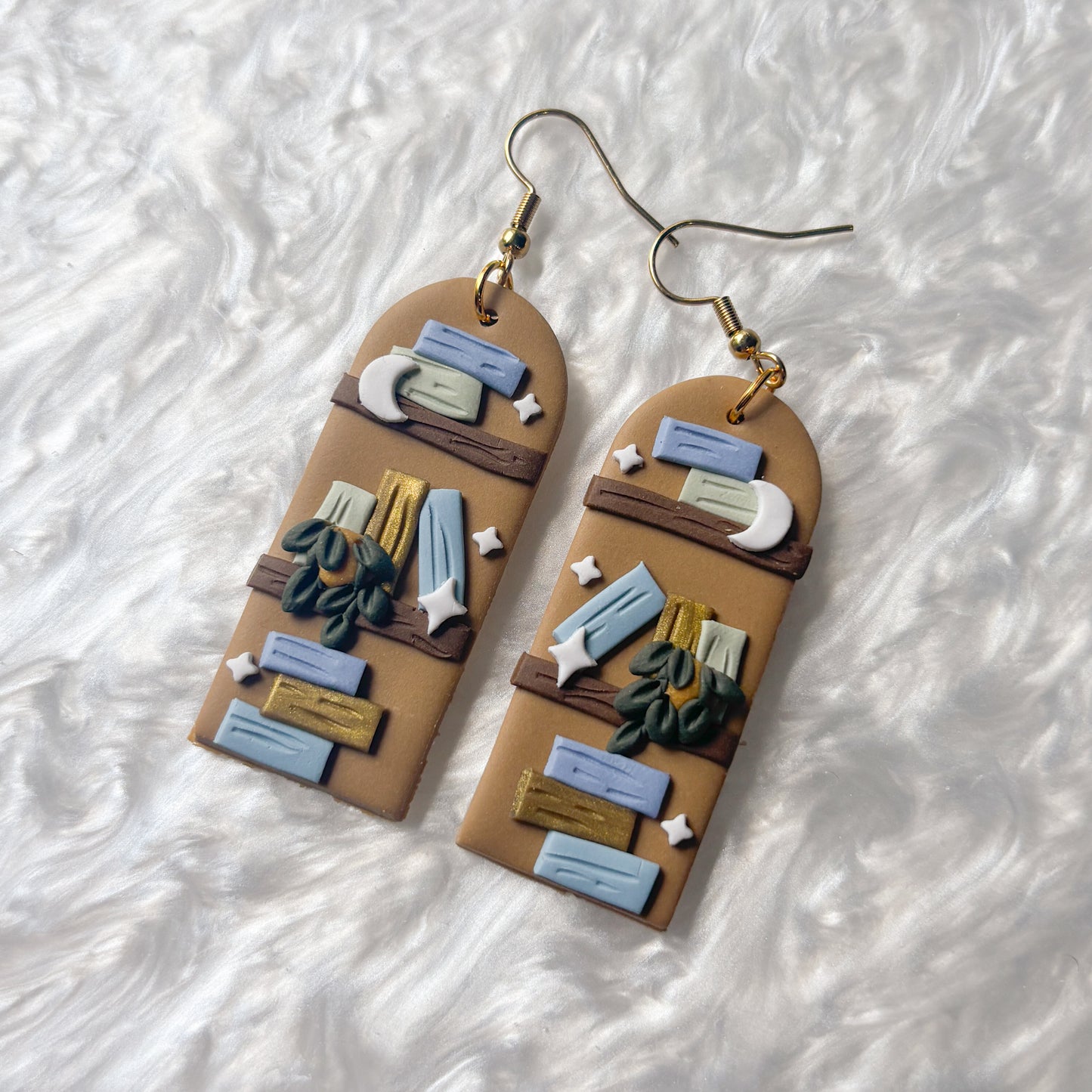BOOKSHELF EARRINGS