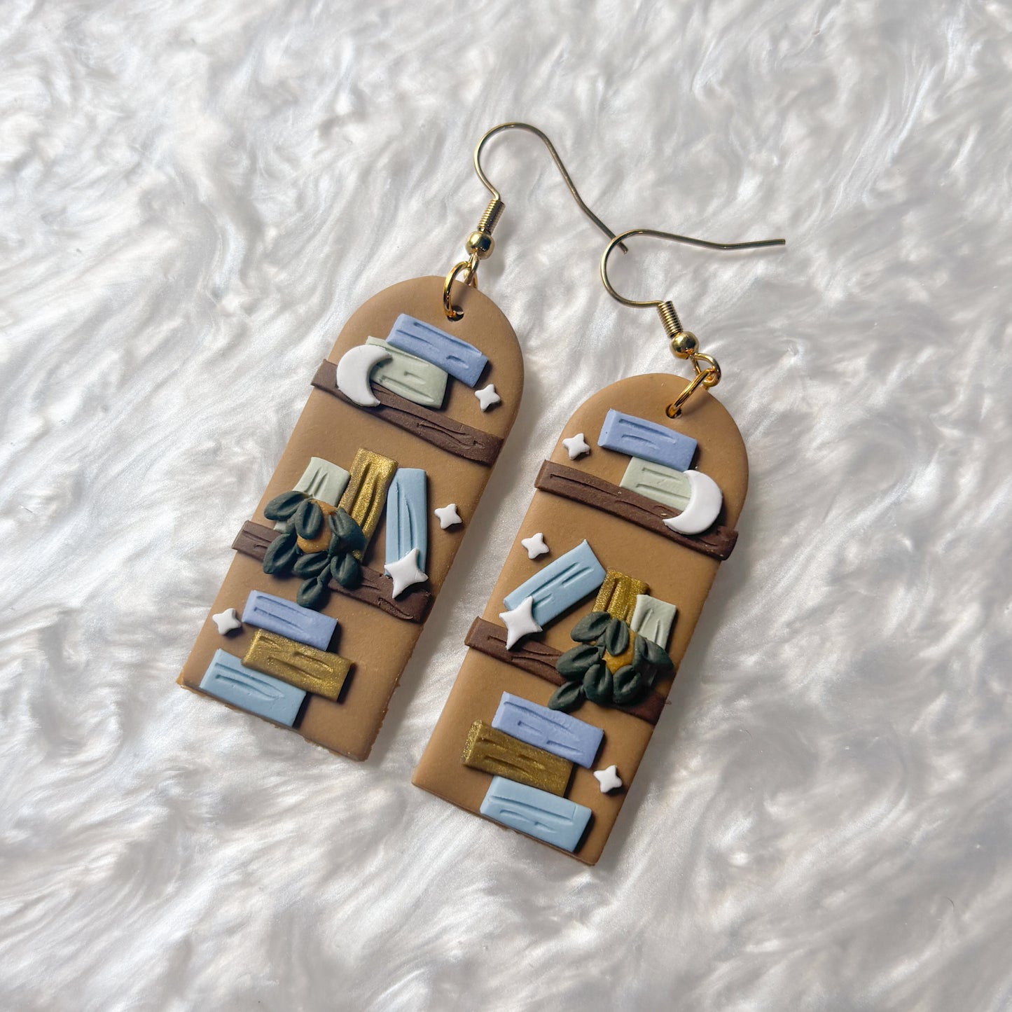BOOKSHELF EARRINGS