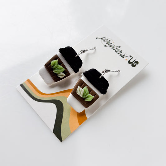 MATCHA LATTE EARRINGS
