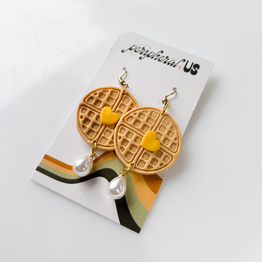 WAFFLE EARRINGS