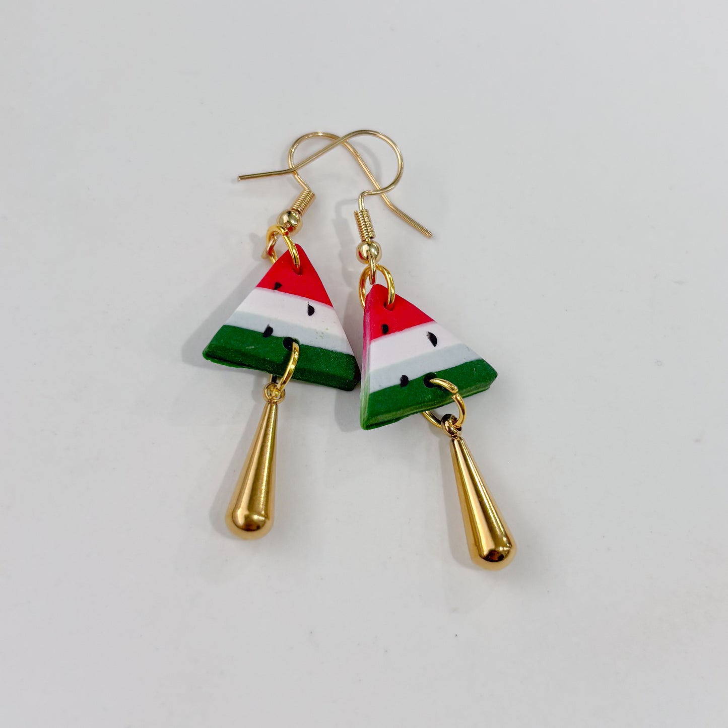 WATERMELON SLICES FOR PALESTINE EARRINGS