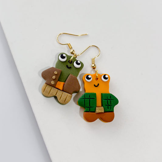 FROG AND TOAD EARRINGS