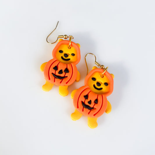 PUMPKIN WINNIE EARRINGS
